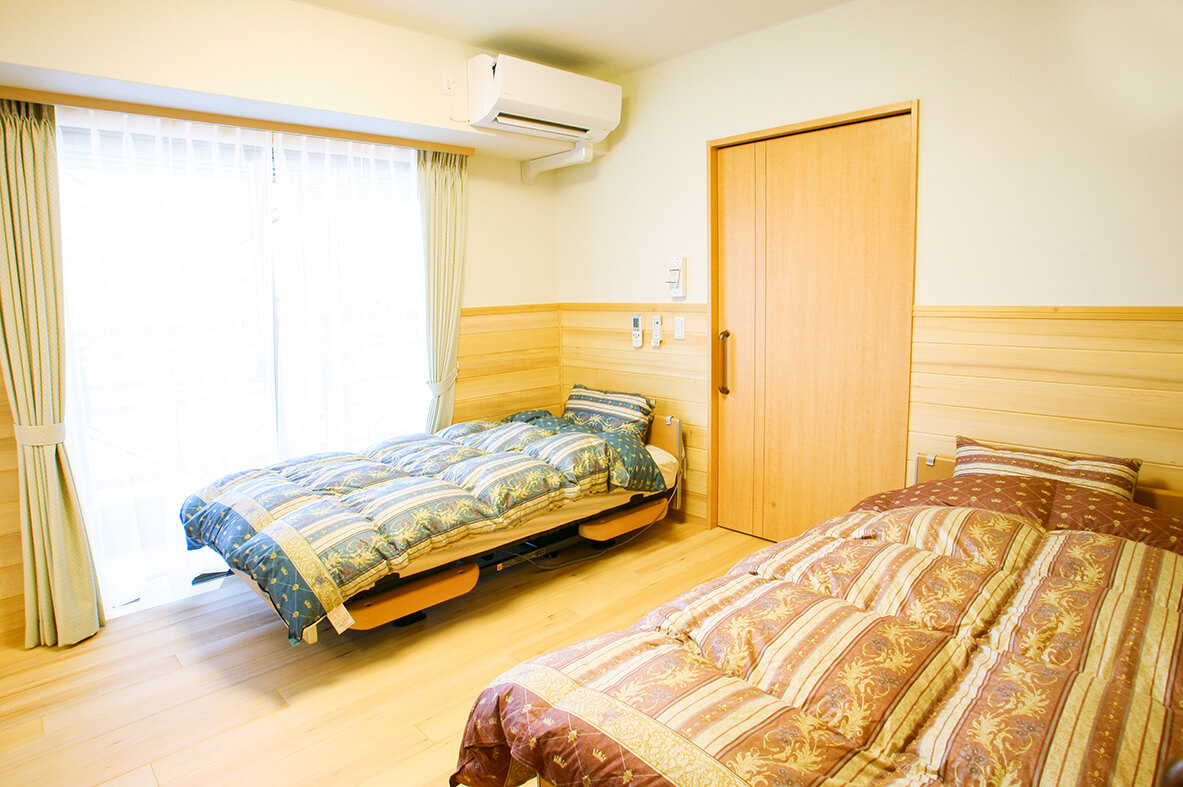 冷暖房エアコン完備